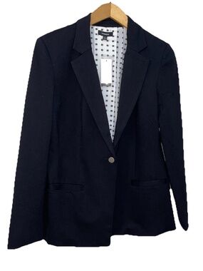 NEW Premise Black Blazer Jacket Size 10 Lined Career NWT